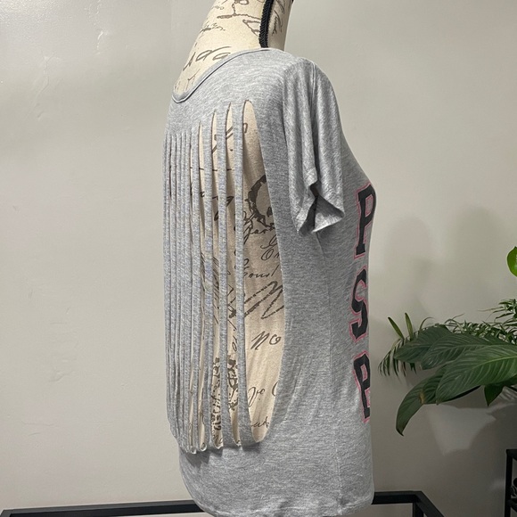 Juniors shredded back tee - Picture 6 of 8